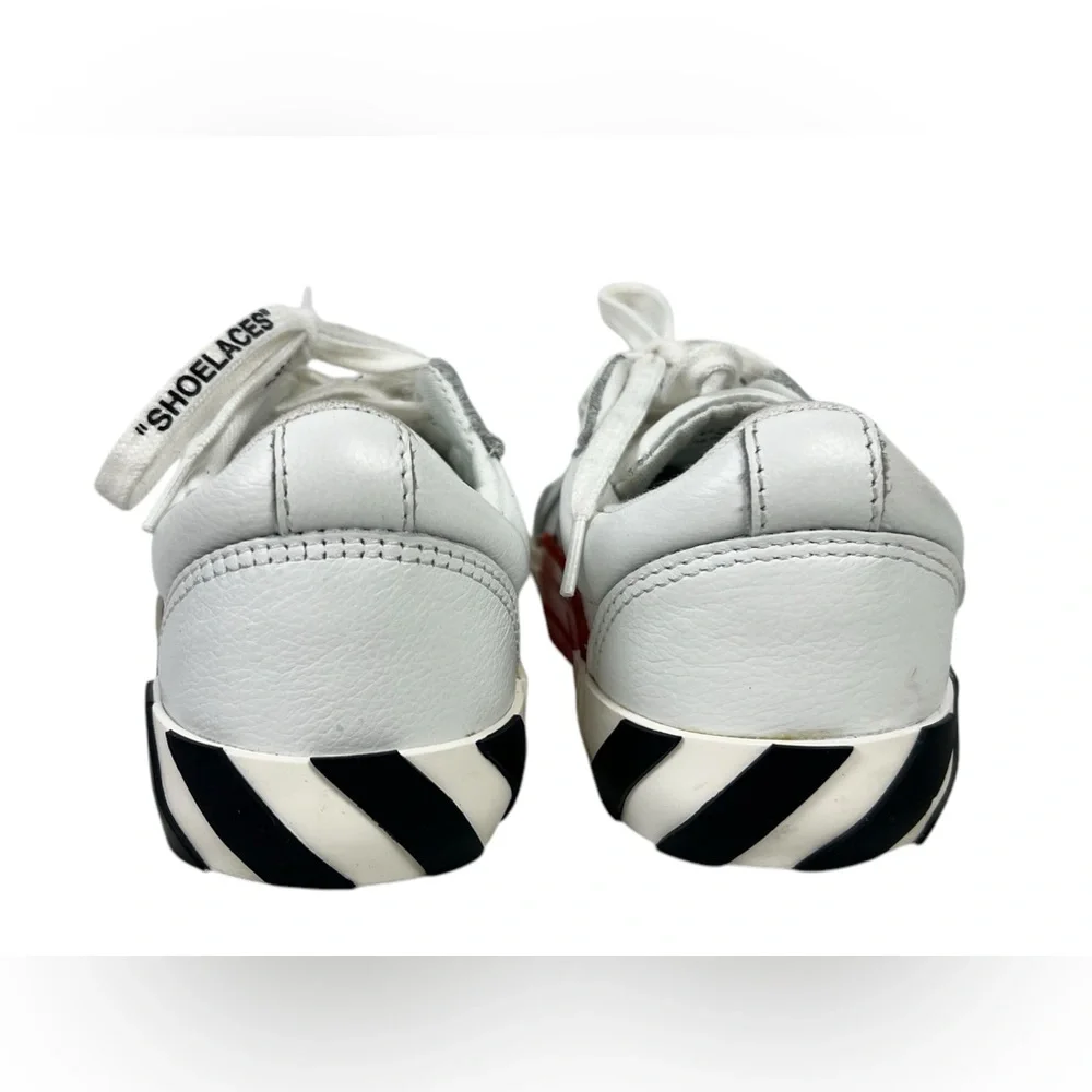 Off-White Unisex Kid's White Low Top Vulcanized Sneaker Shoe Sz EU 30 Boys Girls